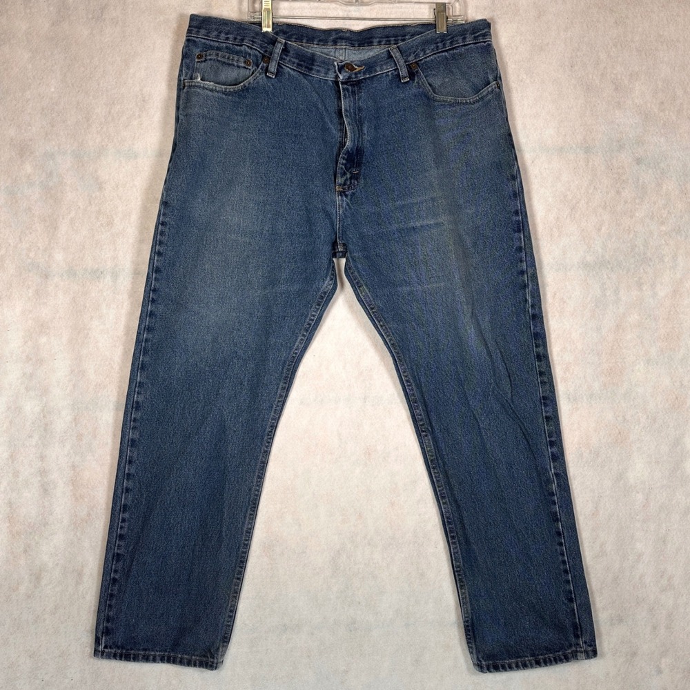 Magellan Outdoors Jeans Mens 40x30 Blue Good Straight Leg Denim 1039MAGDK